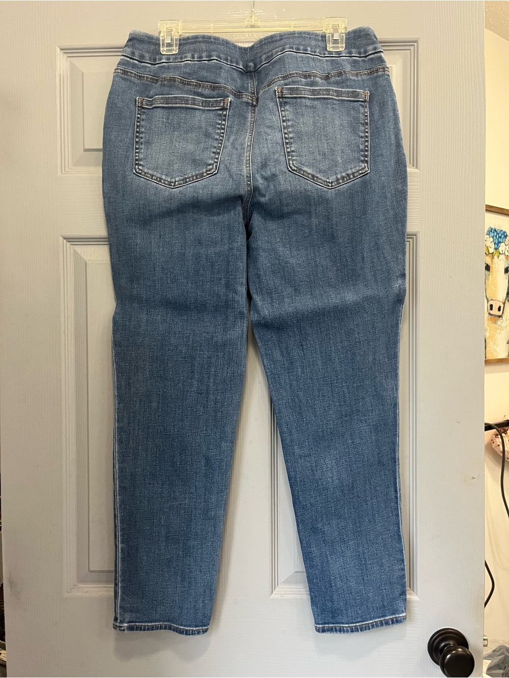Chico's Midwash Blue Stretch Jeggings - Picture 3 of 3